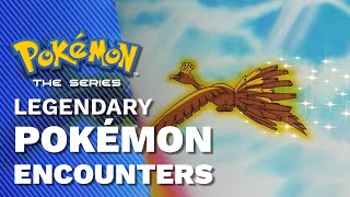 EVERY First Legendary Pokémon Encounter 🔎  Pokémon the Series [upl. by Enisaj]