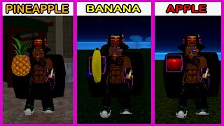 Pineapple Banana Apple Spawn Location in Blox Fruits [upl. by Lleirbag774]