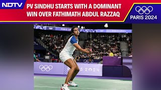 PV Sindhu Match  PV Sindhu Starts With A Dominant Win Over Fathimath Abdul Razzaq amp Other News [upl. by Inglis]