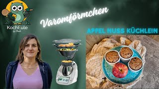 Apfel Nuss Küchlein aus deinem Varoma  Varomaförmchen Thermomix® TM6 TM5 ♥️ 𝑲𝒐𝒄𝒉𝑬𝒖𝒍𝒆 [upl. by Con319]