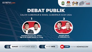 LIVE  Debat Publik Calon Gubernur dan Wakil Gubernur Aceh 2024 [upl. by Peale]