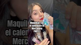 Maquillaje con el calendario de Mercadona 1 makeup maquillateconmigo calendariodeadviento grwm [upl. by Anerok]