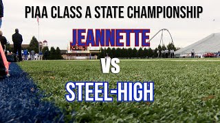 PIAA 1A State Championship Jeannette Football vs Steel high football highlights [upl. by Ijar953]