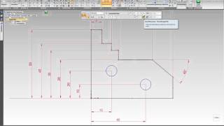 Bemaßung einer Skizze in Solid Edge ST7 [upl. by Sension]