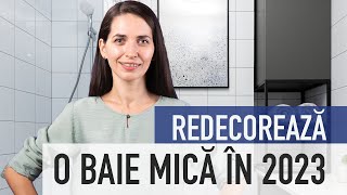 Cum să reamenajezi o BAIE MICĂ în 2023 [upl. by Anwadal]