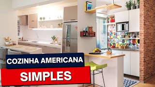 Como planejar uma COZINHA AMERICANA SIMPLES [upl. by Ellehcen]