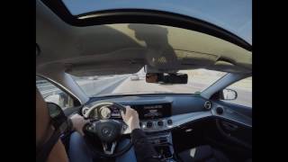 MB E 220d Driving on Autobahn amp Country Roads  Fahrt [upl. by Acirretal]