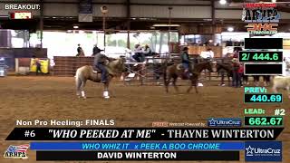 THAYNE WINTERTON WHO PEEKED AT ME NP HEELING CHAMPION ARHFA OIL CAN CLASSIC 2023 [upl. by Tessil804]