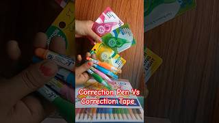 Correction Pen Vs Correction Tape  review unboxing [upl. by Dustie]