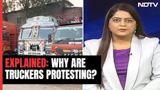 Why Truck Drivers Across India Are Protesting Today [upl. by Petersen]