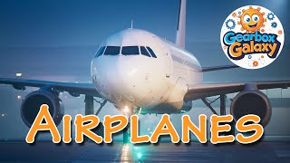 Airplane for Children  Gearbox Galaxy  Gearbox Galaxy Channel  Aeroplane for kids [upl. by Lahcim924]