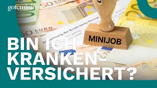 Minijob Bin ich bei einem 520EuroJob krankenversichert [upl. by Adkins408]