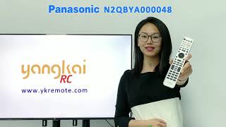 PANASONIC How To Pair TV Remote N2QBYA000048 quotSuits Most Panasonic TVquot [upl. by Nepean]