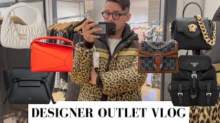 WOODBURY COMMONS DESIGNER OUTLETS VLOG  DIOR CELINE GUCCI YSL amp MORE [upl. by Atnim158]