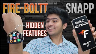 Fire Boltt Snapp 4G Smartwatch Hidden Features  Connect FireBoltt Snapp with Mobile [upl. by Shanly]