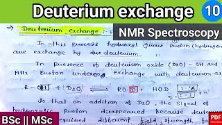 Deuterium exchange reaction relatechemistry21 [upl. by Keyser393]