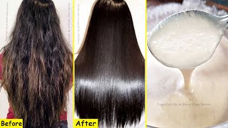 Just 1 Use Can Straighten your Hair Permanently  Homemade Hair Straightening Cream [upl. by Jarid763]