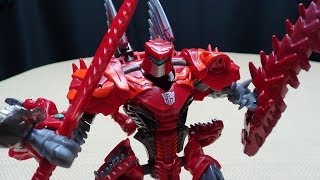 Transformers Age of Extinction Deluxe SCORN EmGos Transformers Reviews N Stuff [upl. by Nnylg]