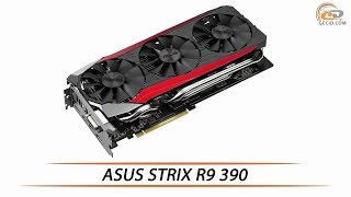 ASUS Radeon R9 390 STRIX  видеообзор видеокарты [upl. by Aoniak]