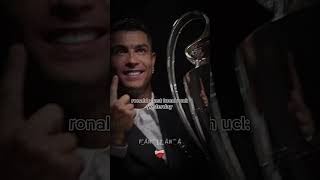 Ronaldo last touch ucl was yesterday 👉 🏆 😈 football ronaldo messi ucl edit shorts memes [upl. by Tound]