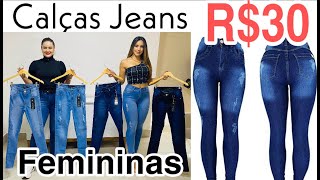 ðŸ˜ðŸ˜CALÃ‡AS JEANS FEMININAS LINDAS E MUITO BARATAS 30 REAIS E 35 REAIS [upl. by Eedeed305]