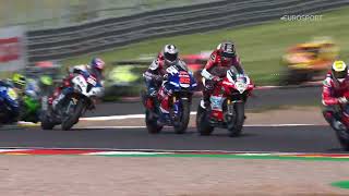 2024 Bennetts British Superbike Championship RD3 Donington Park Race 3 highlights [upl. by Norraj703]