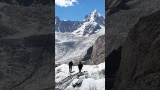 Mashabrum glacier 📍 youtubeshorts mountainbeauty travel mountainnature mountaintourism [upl. by Icats]