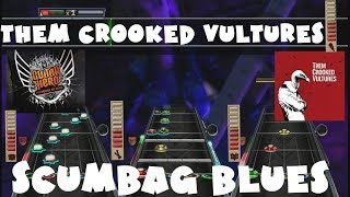 Them Crooked Vultures  Scumbag Blues  Guitar Hero Warriors of Rock Expert Full Band [upl. by Rocca]