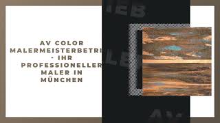 AV Color Malermeisterbetrieb [upl. by Acira]