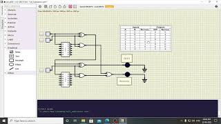 Design of 1bit Full Subtractor using SimulIDE [upl. by Elena]