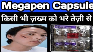 Megapen capsules review in hindi  Ampicillin cloxacillin use dose benefits sideeffects in hindi [upl. by Eitra]