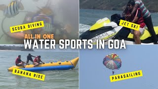 ep 2Water sports in goa 2024  Scuba Diving parasailing amp more goabeach parasailing scubadiving [upl. by Koralle]