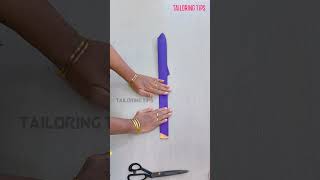 Sewing Secrets How to Cut Blouse Cross Pieces Effortlessly  Tip No 11  Tamil tailoringtips [upl. by Leahcym]