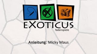 Fadenspiel Anleitung Micky Maus HDDeutsch ★ DankeSPEZIAL ★ [upl. by Hplodur]