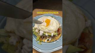 Would you eat a Longsilog Tostada cookingasmr asmrfood [upl. by Meraree5]