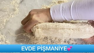 Evde Pişmaniye nasıl yapılır Pişmaniye yapıp pişman mı oldum 🙄😲Tüm tecrübelerimle PİŞMANİYE 😍 [upl. by Volkan209]