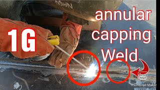 stick welding annular capping weld bottom [upl. by Peony513]