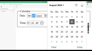 How To Make Event Calendar using HTML html calander shorts htmltutorial [upl. by Mcgraw257]