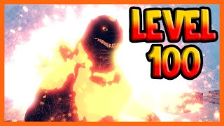 How Strong Is MAX BURNING GOJIRA  Roblox Kaiju Universe [upl. by Champagne]