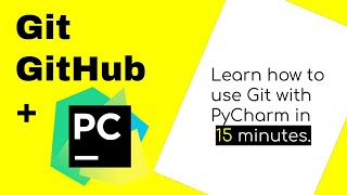 How to use Git and GitHub with PyCharm  Quick Tutorial on basics [upl. by Stent]