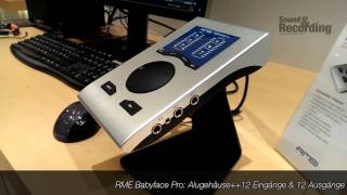 Musikmesse 2015 RME Babyface Pro [upl. by Rech277]