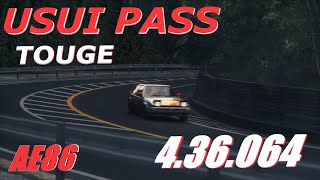 USUI Touge  AE86 TUNED  Kaïdo Battle  Valid Time NO BLANKETS [upl. by Maje]