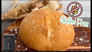 PAN SIN GLUTEN en Freidora de Aire delicioso tierno y crujiente airfryer recetas glutenfree [upl. by Inotna]