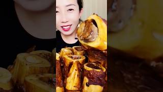 Delicious big beef bone marrow [upl. by Airdnat]