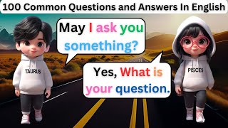 English Conversation Practice Everyday English  1000 Common Questions and Answers For Beginners [upl. by Tierza]