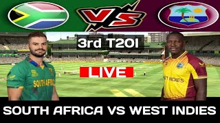 Live updates South Africa vs West Indies 3rd T20I live cricket match news updates 2024  WI vs SA [upl. by Kimbell84]