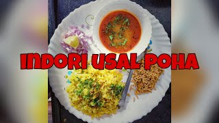 Indori Usal Poha recipe। Indore ke Famous Usal Poha recipe  Healthy breakfast recipe [upl. by Khorma]