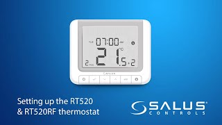 Setting up the RT520 and RT520RF thermostat [upl. by Burdett]