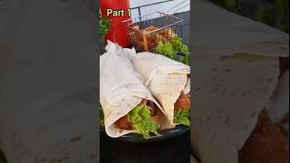 Tortilla Chicken Wrap  Part 1 chicken tortilla shorts [upl. by Ammadas]