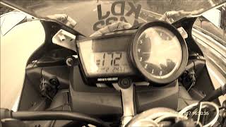 FZ150i  R15 V2 Convert top speed [upl. by Aleiram]